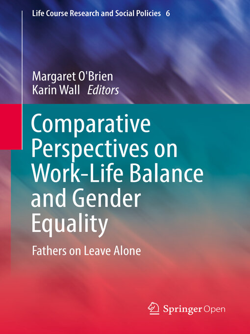 Title details for Comparative Perspectives on Work-Life Balance and Gender Equality by Margaret O'Brien - Available